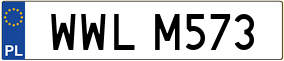 Truck License Plate